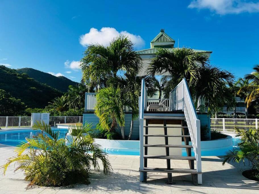 Le Palmier Bleu, Cocon Tropical, Plage & Piscine Anse Marcel Экстерьер фото